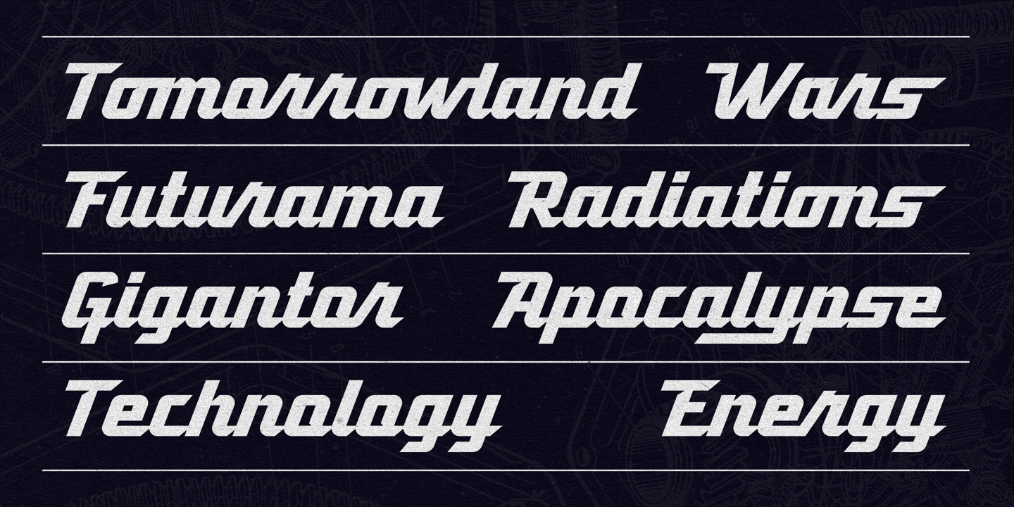 Example font Atomicaboy #3